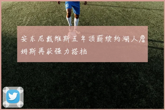 安东尼戴维斯五年顶薪续约湖人詹姆斯再获强力搭档